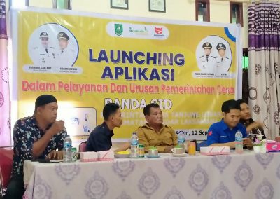 Launching Aplikasi Dalam Pelayanan dan Urusan Pemerintahan Desa