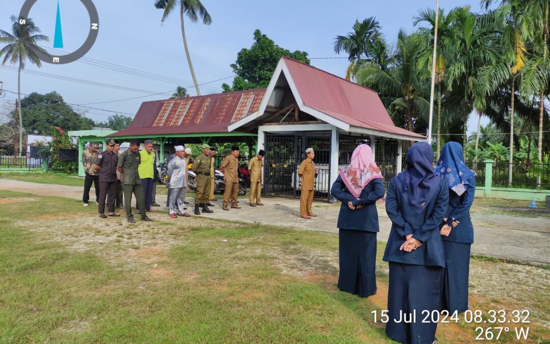 Rutinitas Apel Pagi Senin Di Lingkungan Pemdes Tanjung Leban